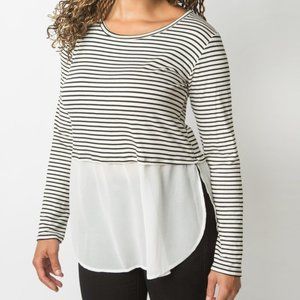 NWT Amelia James Striped Top